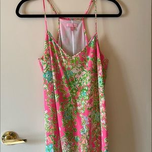Lilly Pulitzer Dusk Silk Dress Southern Charm Md
